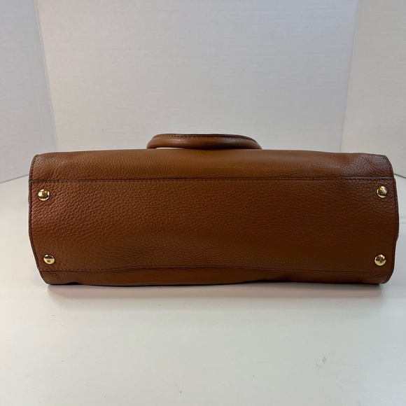 MICHAEL KORS Brown Hamilton Soft Pebble Leather Satchel - Picture 7 of 13